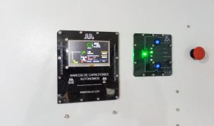 panel y luz de indicación