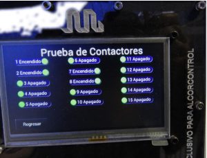 prueba de contactores